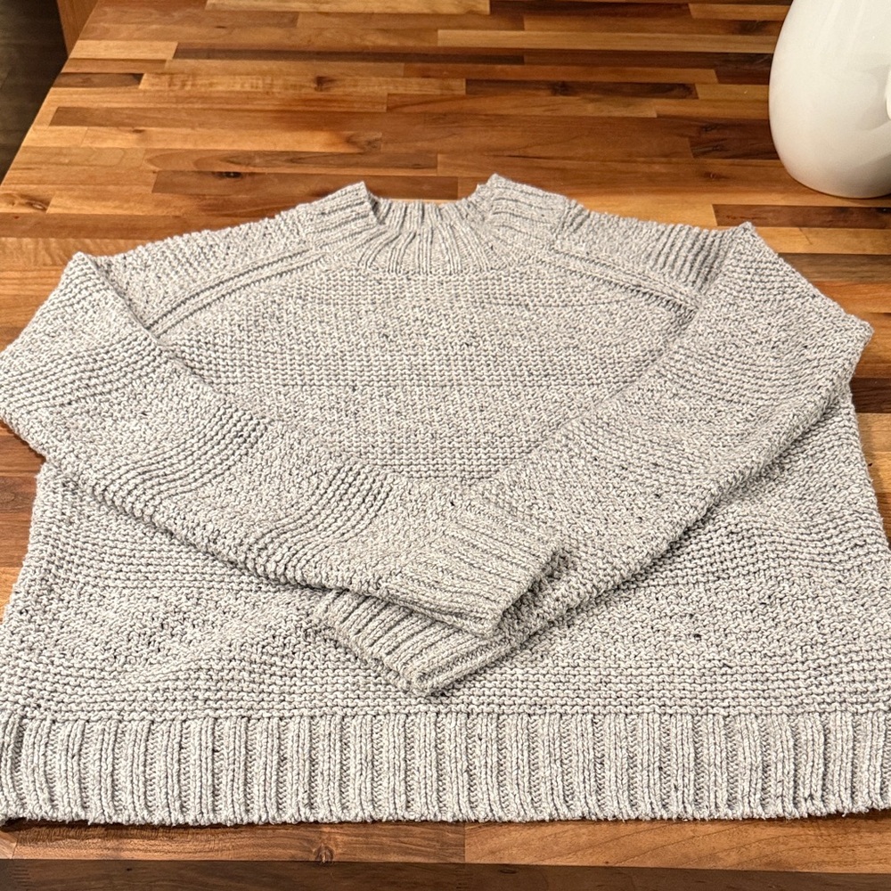 Prana Women's Gray Crewneck Sweater